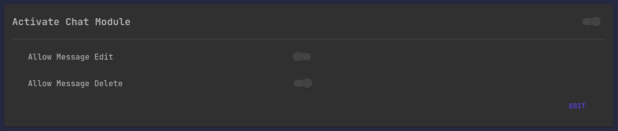 Configuration View