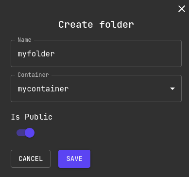 Create Folder