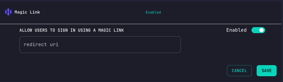 Magic Link Configuration